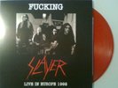 SLAYER -FU**ING SLAYER- Live in LUND Europe 1992 red vinyl # 10/100 metallica