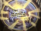 SIGNED x4 Stryper Yellow and Black Attack Vinyl Michael Sweet Robert Oz Fox