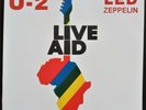 Live Aid 12” vinyl LP with Led Zeppelin and U2   1985   Mint