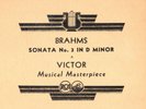 365g4. Paul Kochanski & Arthur Rubinstein - Sonata #3 (Brahms) - Victor M-241