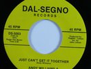 Northern Soul 45 ANDY WILLIAMS Just Can't Get It Together DAL-SEGNO HEAR
