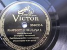 George Gershwin 78rpm Single 12inch Victor #35822 Rhapsody In Blue Paul Whiteman