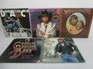 5x Assorted Vinyl Album David Allan Coe Charlie Daniels Waylon Jennings