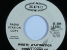 Northern Soul Popcorn 45 RONNY DOUGLAS Worth Waiting For EPIC promo HEAR