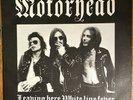 Motorhead Leaving Here b/w White Line Fever Stiff 45 w/PS