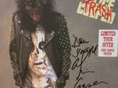 Alice Cooper Trash Vinyl Australia 1989 SIGNED AUTOGRAPHED Record