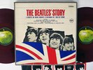 BEATLES STORY APPLE AP-8676,7 Japan RED VINYL VINYL 2LP