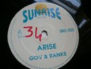 Rare Gov Lewis / Jimmy Ranks ?– Arise / School Tone Sunrise Records 12