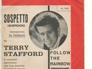 TERRY STAFFORD 45w/ Pix Slv SOSPETTO (SUSPICION IN ITALIAN) / FOLLOW THE RAINBOW