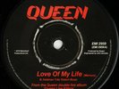 Queen - Love Of My Life - EMI 2959 - vinyl 7 - uk