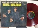 THE GOLDEN CUPS / BLUES MESSAGE, RARE JAPAN ORIG. 1969 LP RED WAX POKORA PSYCH