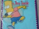 The Simpsons Shaped Picture Disc Single - Deep Deep Trouble