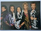 Scorpions signed,signiert,Autogrammkarte,autograph card,orig.1988