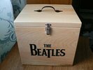 The Beatles 45 RPM Record Carry Case Quality Solid Wood New & NICE