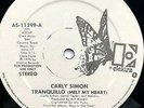 CARLY SIMON Tranquillo (Melt My Heart) *PROMO UNPLAYED NM (Elektra AS-11399-A)