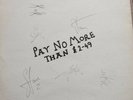 Signed theatre of hate, spear of destiny, kirk brandon vinyl -He Who Dares Wins