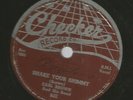 BLUES ROCKER 78 bw INSTRO- EARL BROWN- SHAKE YOUR SHIMMY -HEAR -1954 CHECKER 802