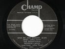 Deep Soul Gospel 45 - Sensational Meadow Larks - Give Me Just Enough - Champ VG+