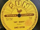 James Cotton Sun 199 MY BABY (RARE 78) PLAYS STRONG VG+