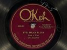 78 RPM -- Ada Brown (& Bennie Moten's KC Orch.), Okeh 8101, VV+/V Jazz - Blues