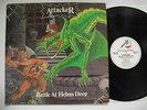 ATTACKER Battle At Helms Deep LP 1985 US insert Near Mint