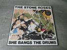 The Stone Roses ‎– She Bangs The Drums + print  12 inch vinyl single madchester