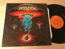 BOSTON Debut LP Original 1st Press Orange Label w/ PROMO Stamp VG+ SPIN-Cleaned