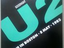U2 Goodnight Live In Boston 5 May 1983 LP 12
