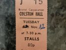Queen Ticket Concert Rare Freddie Mercury 1974 Bristol 