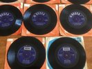 THE ROLLING STONES X 8 7”45’S-DECCA PRESSINGS-ALL LISTED V.G./NEAR EX.PLAY FINE.