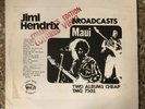 Jimi Hendrix ?– Broadcasts / Maui, Hawaii 2-LP Colored Vinyl set NO RESERVE