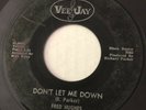 NORTHERN SOUL Fred Hughes DON'T LET ME DOWN Vee Jay 45 rare