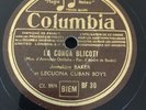 78 RPM JOSEPHINE BAKER & LECUONA CUBAN BOYS - La conga blicoti - COLUMBIA BF 30