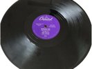 Rare Gene Vincent - 78rpm – Capitol #3558 Bluejean Bop/Who Slapped John (VG+/VG)