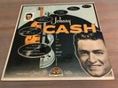 Johnny Cash Greatest Hits w/His White Hot & Blue Guitar Vinyl LP 1220 Sun NR
