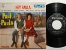 PAUL AND PAULA HEY PAULA +3 RARO EP +PS ITALY PHILIPS US TEEN POP
