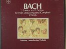 SUSANNE LAUTENBACHER Bach 3 Sonatas & Partitas Violin VOX BOX SVBX 526 3-LP NM