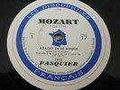 TRIO PASQUIER / BACH - MOZART / LES DISCOPHILES FRANCAIS 8*78 RPM