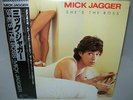 Mick Jagger She's The Boss Japan Vinyl Record Album OBI Insert NM 1985 Pop Rock