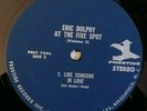 Eric Dolphy LP At the five spot V2 Blue Prestige 1965 press VAN GELDER STEREO ++