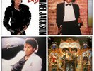 Michael Jackson : Dangerous Bad Thriller Off the Wall LP Vinyl Record Album Lot