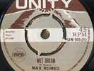MAX ROMEO   Wet Dream / She's But A Little Girl   UNITY UN503 1968 EX 45