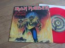IRON MAIDEN NUMBER OF THE BEAST RED VINYL 7
