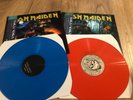 IRON MAIDEN The Beast Down Under Vol 1 & 2 Red blue 2 LP Rare