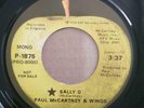 Paul McCartney & Wings ?– Sally G P-1875, Apple records, promo, 1974,