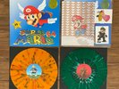 Super Mario 64 Vinyl Record LP Bowser Yoshi Mixed Variant + Stickers/Booklet