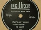 Deluxe 6000 - The Charms - Heaven Only Knows - 1950s doo wop vocal group 78rpm