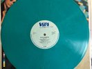 THE DAMNED MUSIC FOR PLEASURE GREEN TEAL TURQUOISE VINYL STIFF GERMAN 1977