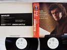 SIMON RATTLE MAHLER SYMPHONY NO.10 ANGEL EAC-50124.25 Japan OBI PROMO VINYL 2LP