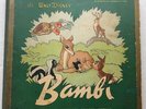 WALT DISNEY. LA STORIA DI BAMBI. Durium 1950. Cofanetto 12 pag. ill. e 6 DISCHI